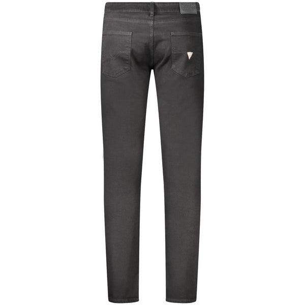 Guess Jeans Nero Cotton Men's Skinny Jean