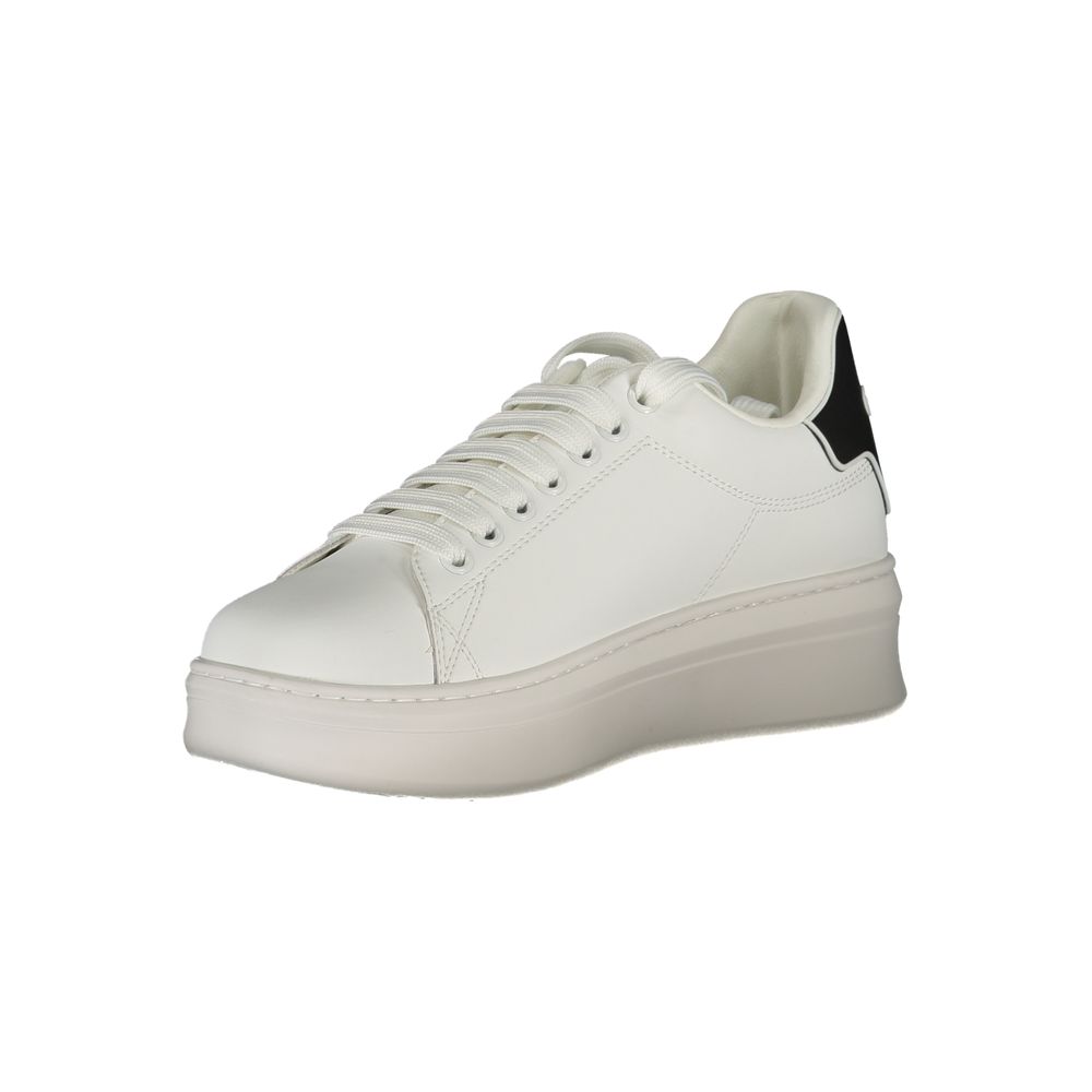 Gaelle Paris Bianco Poliuretano Women Sneaker