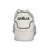 Gaelle Paris White Polyurethane Men Sneaker