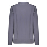 Freddy Blue Cotton Women Sweatshirt