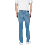 Replay Blue Cotton Skinny Jeans