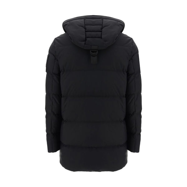 Moose Knuckles Black Nylon Parka