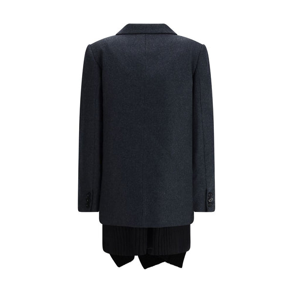 Sacai Gray Wool Coat