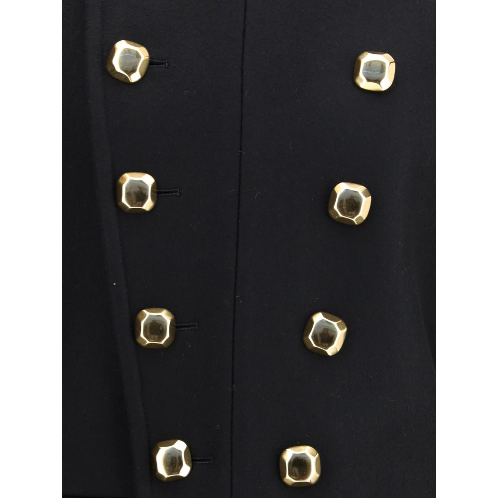 Valentino Black Wool Coat