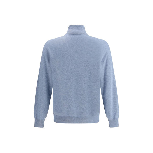 Brunello Cucinelli Light Blue Cashmere Cashmere Sweater