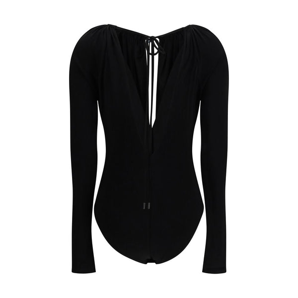 Marine Serre Black Viscose Top