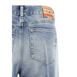 Diesel Blue Cotton Bootcut Jeans
