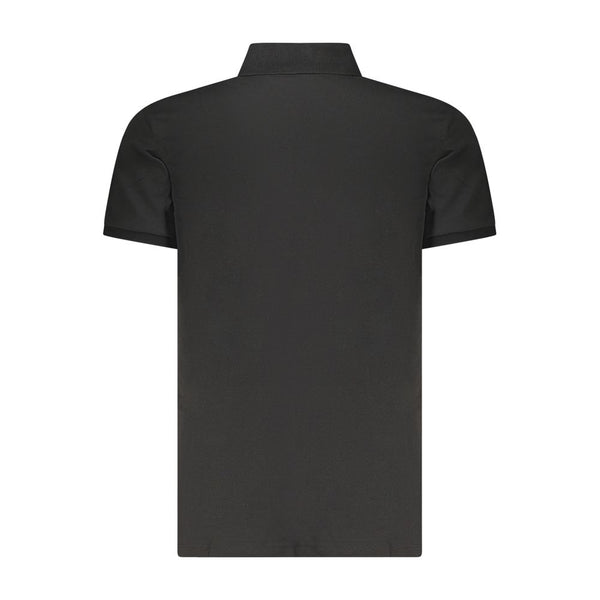 Calvin Klein Black Cotton Men Polo Shirt