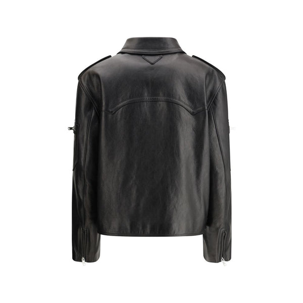 Prada Black Leather Jacket