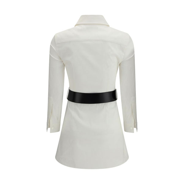 Balenciaga White Cotton Casual Dress