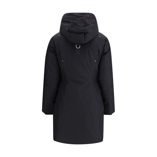 Moose Knuckles Black Recycled Polyester Parka