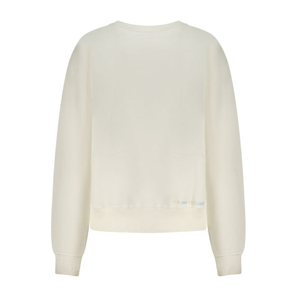 North Sails Bianco Cotton Women Sweatshirt