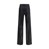L'Agence Black Cotton Jeans Denim