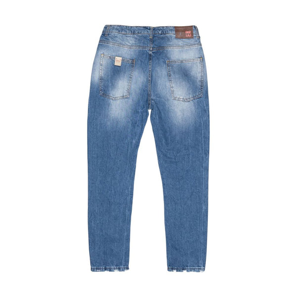 Displaj Blue Cotton Relaxed Fit Jeans