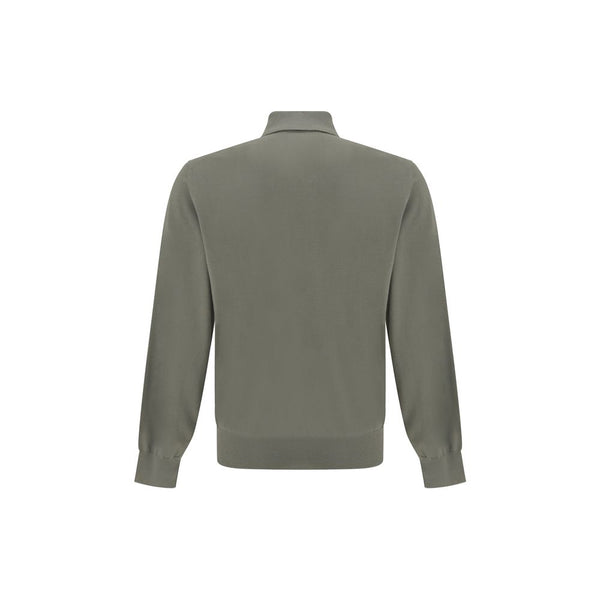 Brunello Cucinelli Bicolor Cotton Shortsleeve Shirt