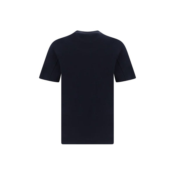 Brunello Cucinelli Blue Cotton T-Shirt
