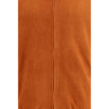 Brunello Cucinelli Red Calf Leather Bos Taurus Leather Jacket