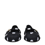 Dolce & Gabbana Black Fabric Ballet Flats