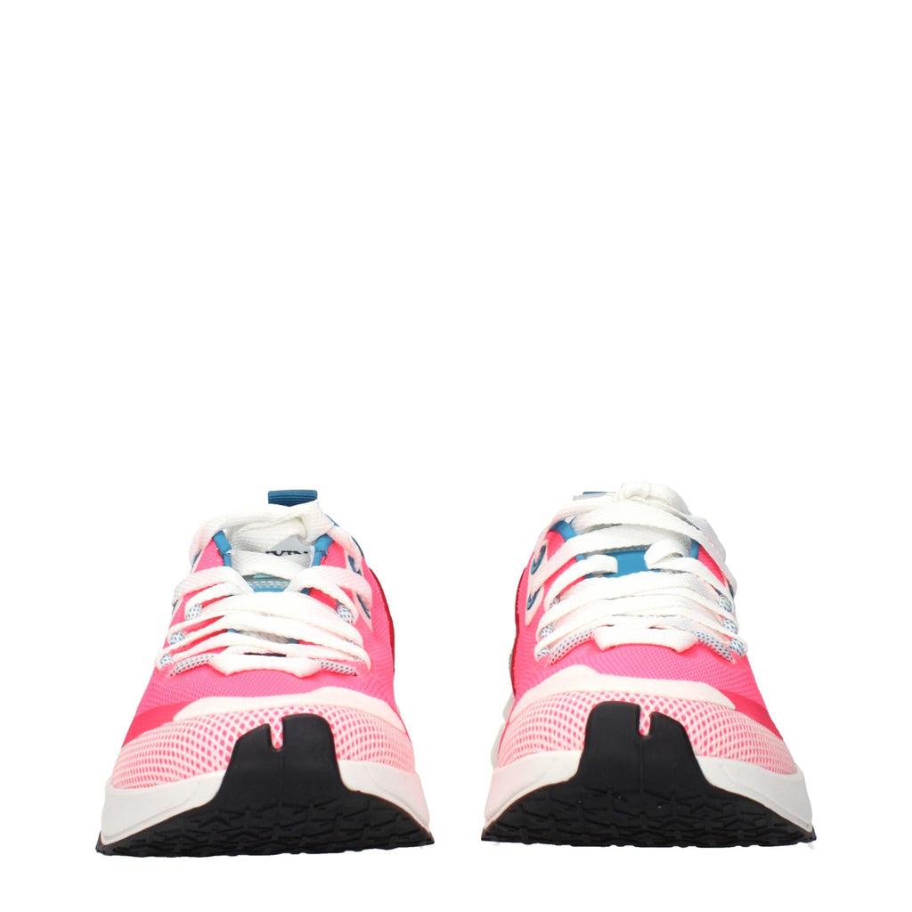 Lanvin Pink Fabric Athletic Sneakers