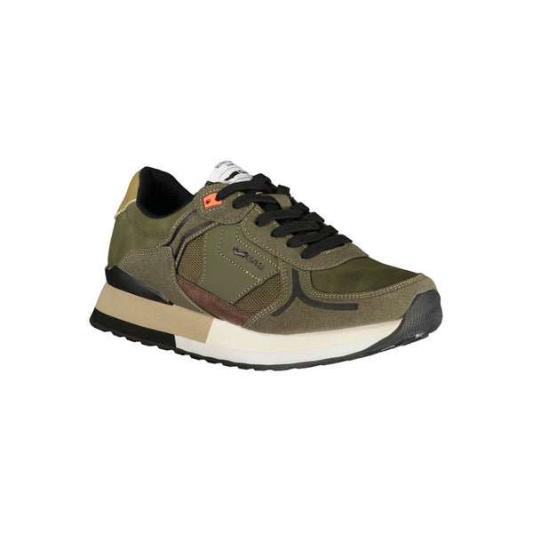 Gas Verde Poliestere Men Sneaker