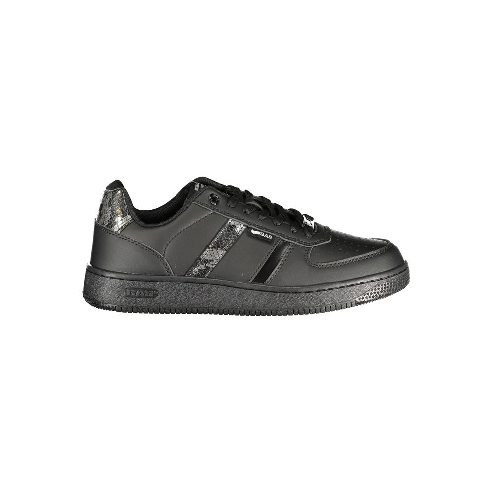 Gas Black Polyurethane Women's Sneaker