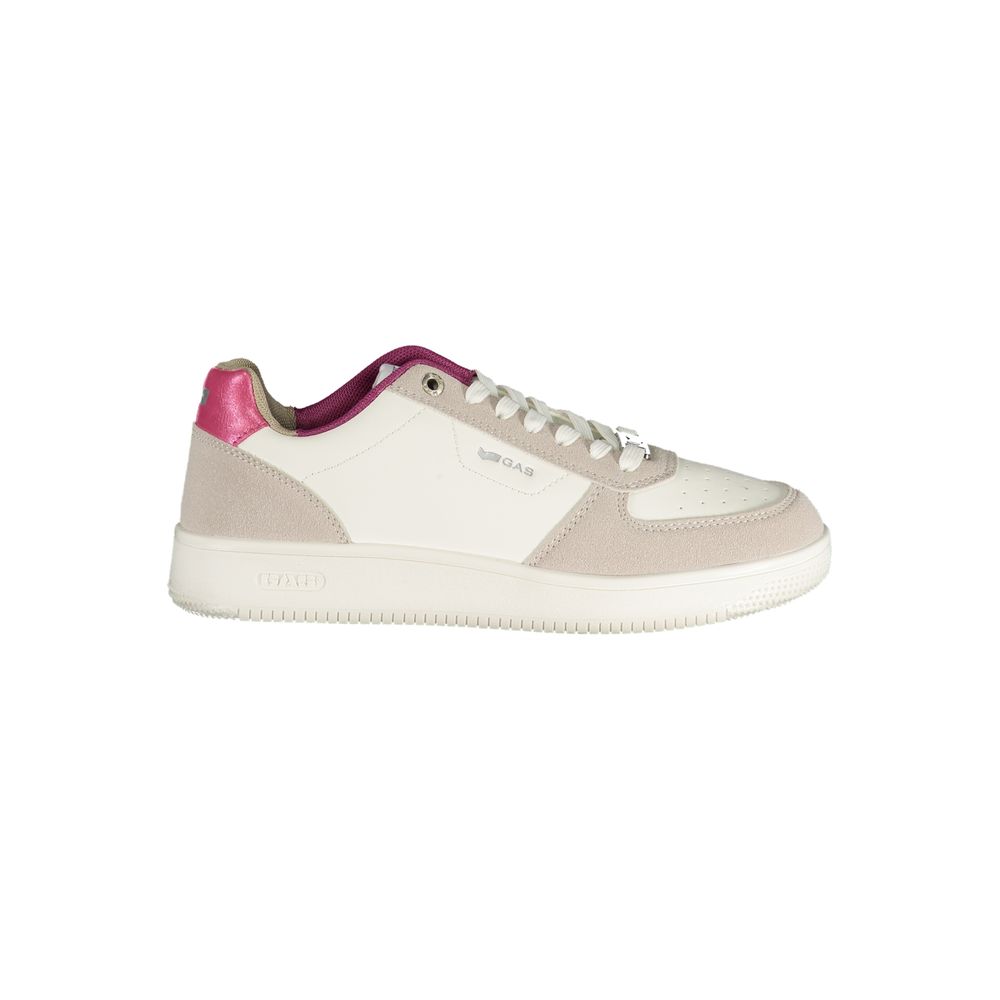 Gas Bianco Poliuretano Women Sneaker