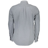 Harmont & Blaine Blue Cotton Pattern Shirt
