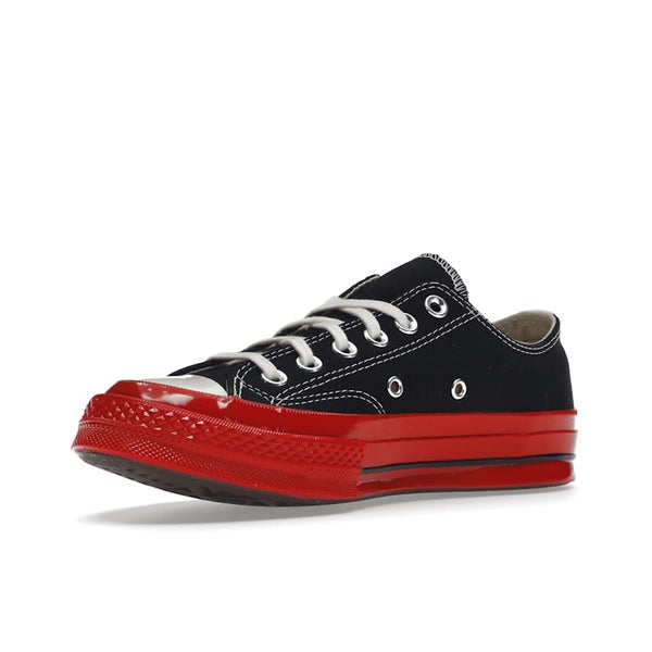 Converse Chuck Taylor All Star 70 Ox CDG PLAY Black Red Midsole