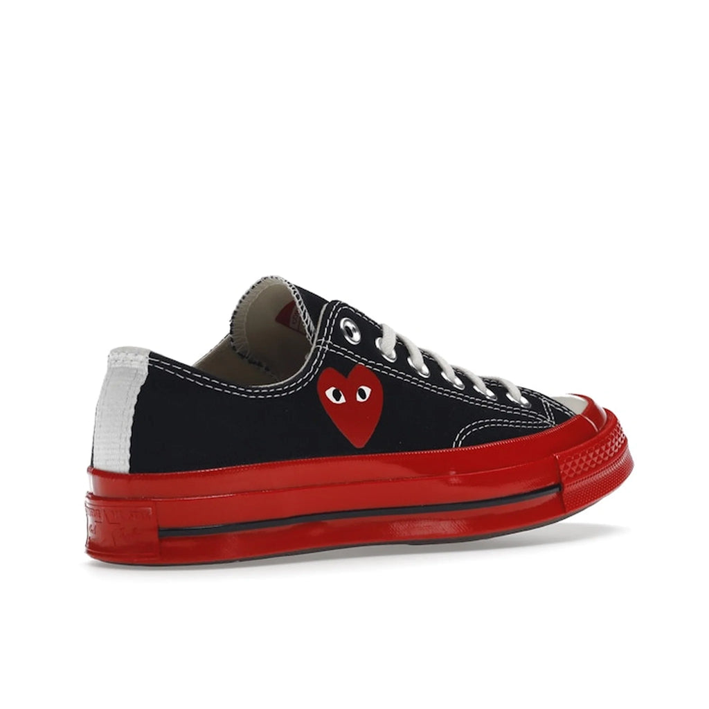 Converse Chuck Taylor All Star 70 Ox CDG PLAY Black Red Midsole