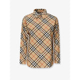 Burberry Camicia Check Cotton Beige – Taglia L – Nuova con Cartellino