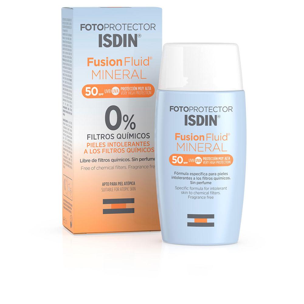Isdin Fotoprotectores Isdin Fotoprotettore Fluido Minerale SPF50+ Cura Delicata Della Pelle