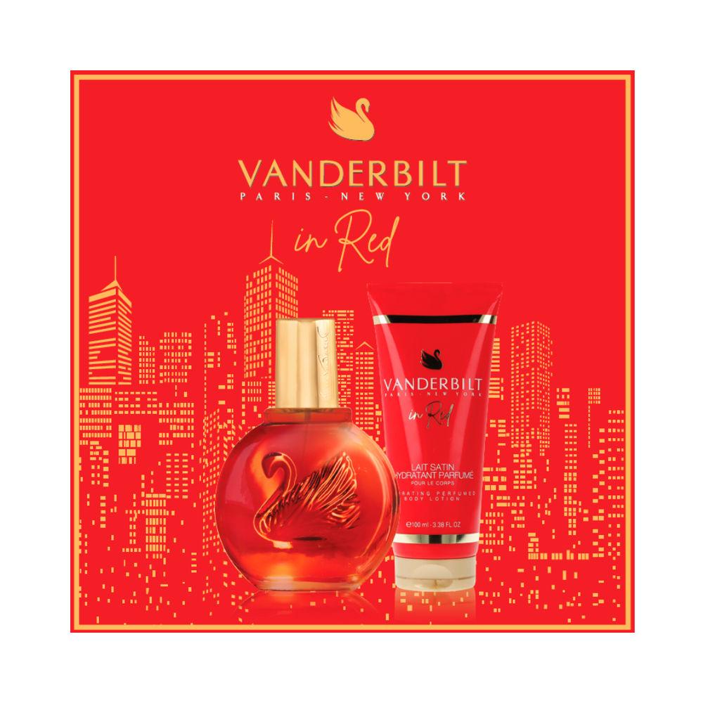 Vanderbilt In Red Profumo Eau De Toilette Set Audace E Avventuroso