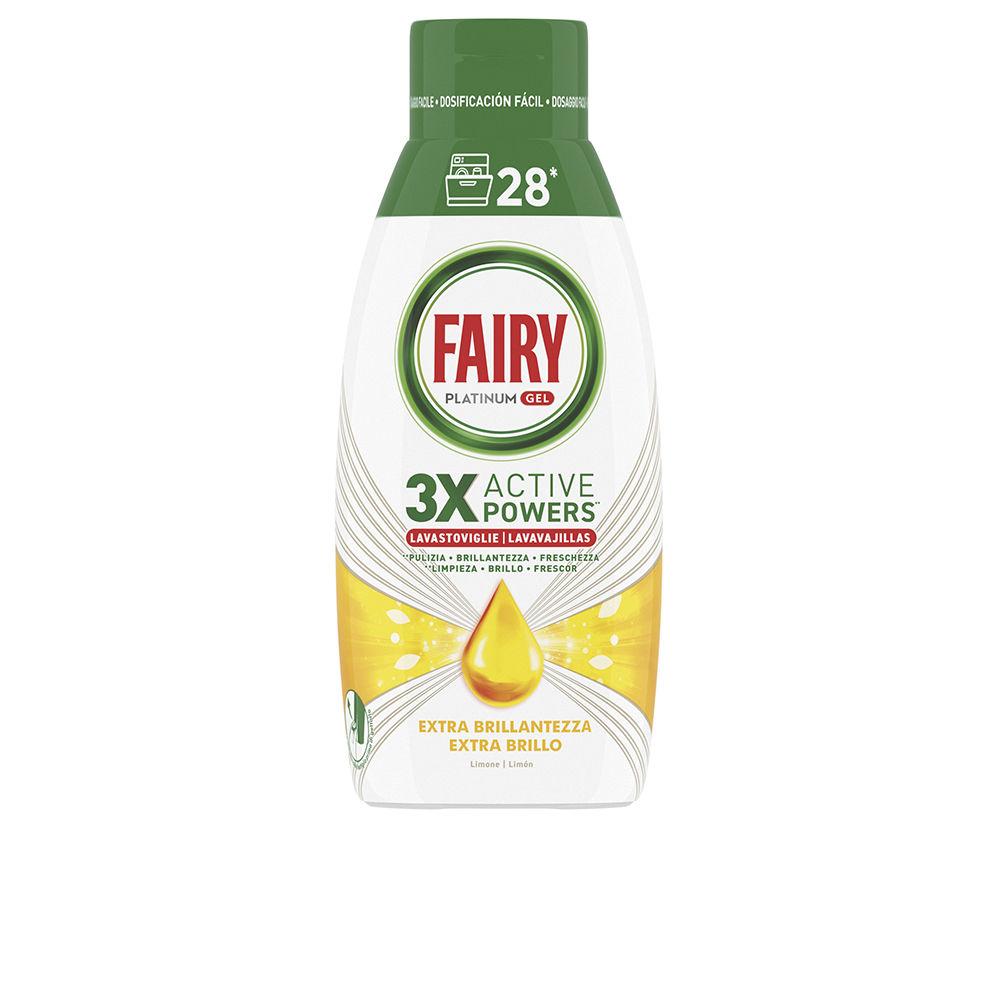 Fairy Platinum Gel Lavastoviglie Al Limone Pulizia Brillante A Bassa Temperatura