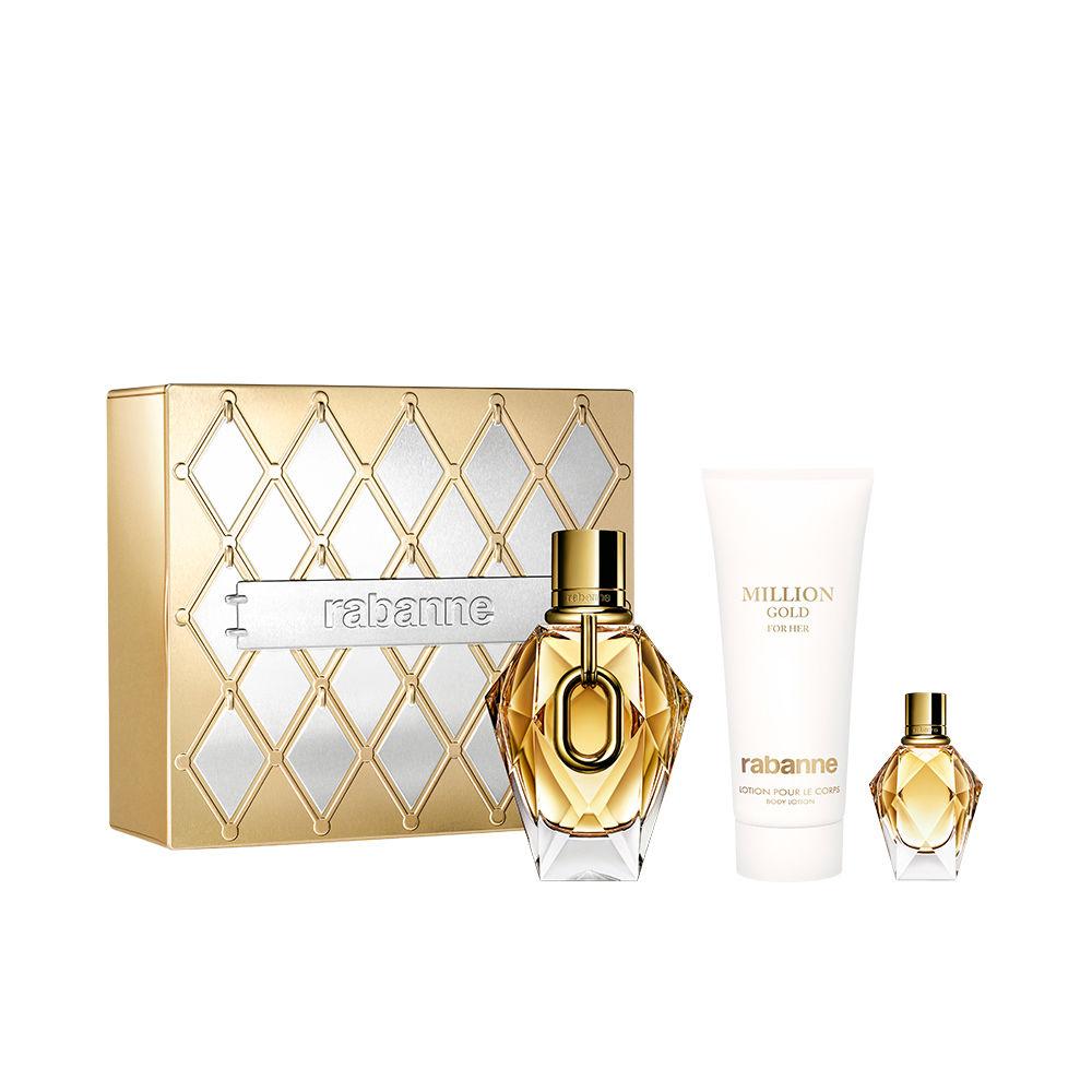Rabanne Million Gold Profumo Eau De Parfum Set Eleganza Dorata Di Successo