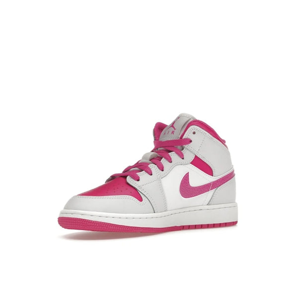 Jordan 1 Mid Fire Pink (GS)