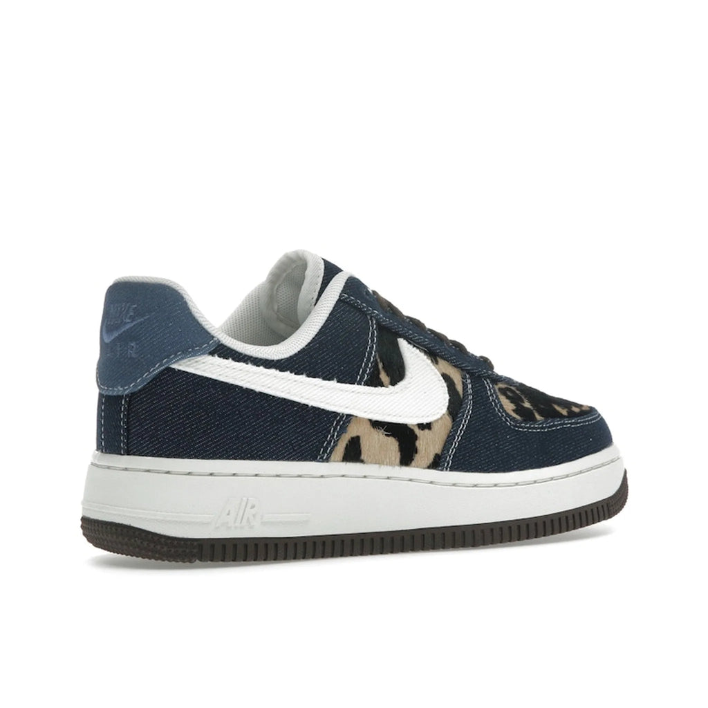 Nike Air Force 1 Low Cheetah Blue Denim (Women's)
