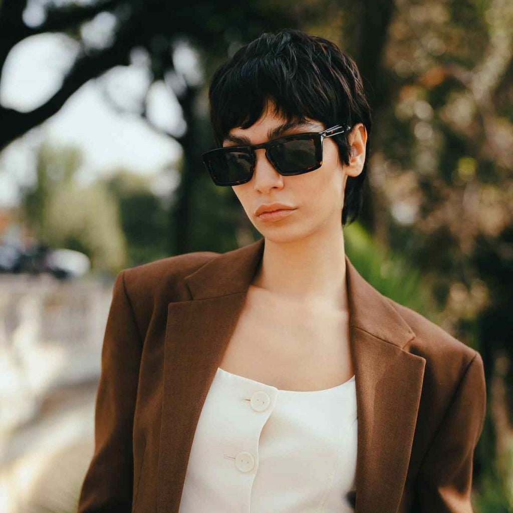 Leaf Eco Dark Havana | Bottle Green