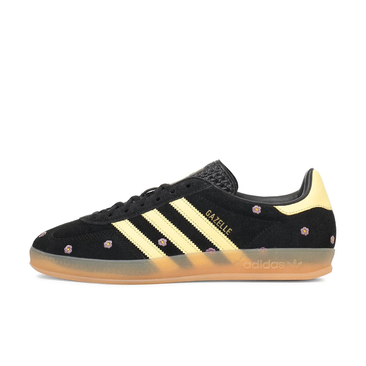 adidas Gazelle Indoor Core Black Almost Yellow Floral