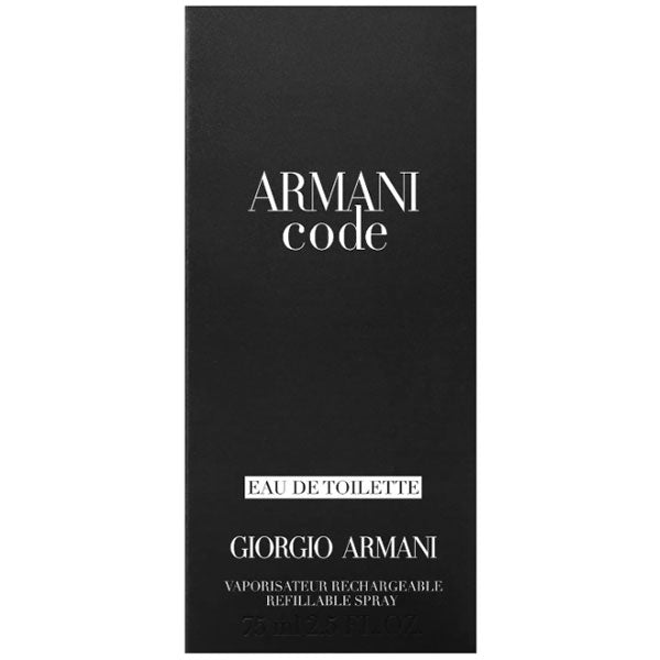 ARMANI CODE UOMO EAU DETOILETTE 75 ML RICARICABILE