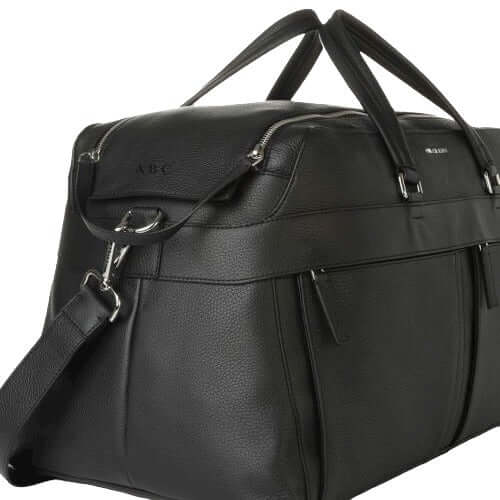 Borsone da Viaggio in Pelle con Tracolla