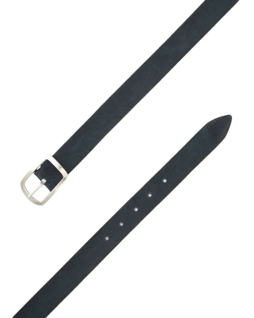 Cintura Hunting Double Blu in Pelle