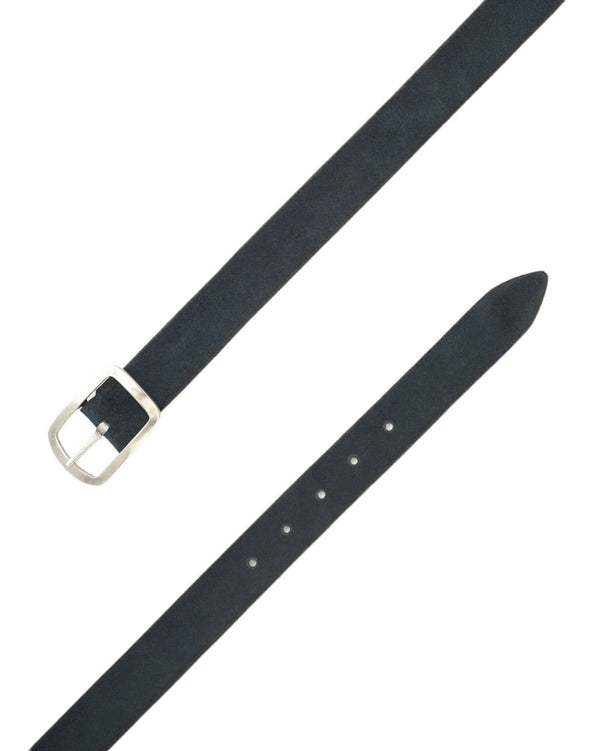 Cintura Hunting Double Blu in Pelle