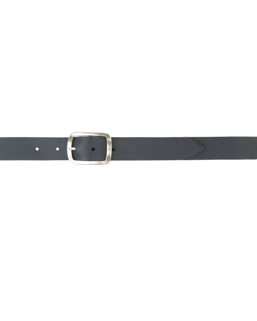 Cintura Hunting Double Blu in Pelle