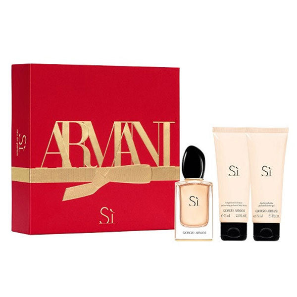 ARMANI SI COFANETTO EDP50 ML + SHOWER GEL 75 ML +B LOTION 75