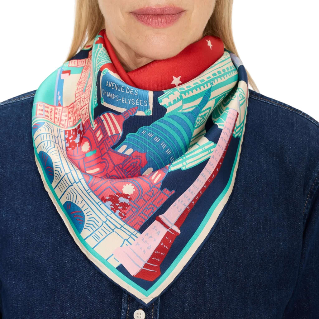 Foulard Quadrato J'aime Paris