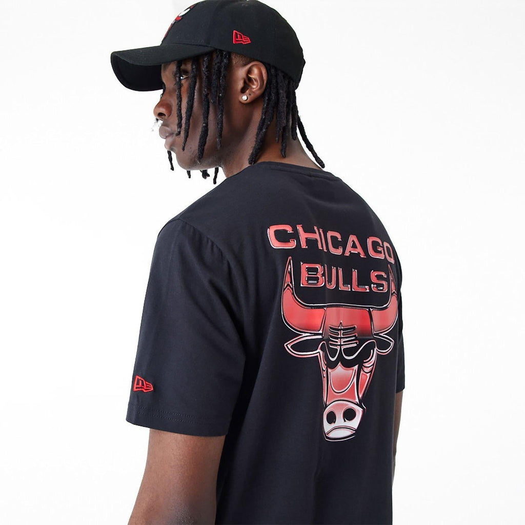 NEW ERA NBA HOLOGRAPHIC OS TEE CHIBUL  BLKFDR