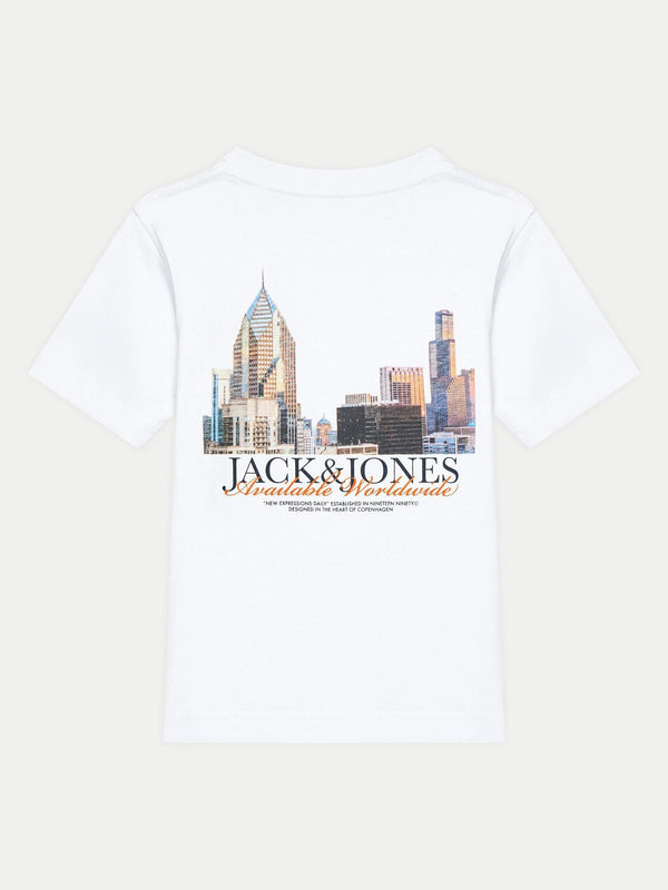 JACK JONES KIDS JORBOSTON PHOTO TEE SS CREW NECK JNR