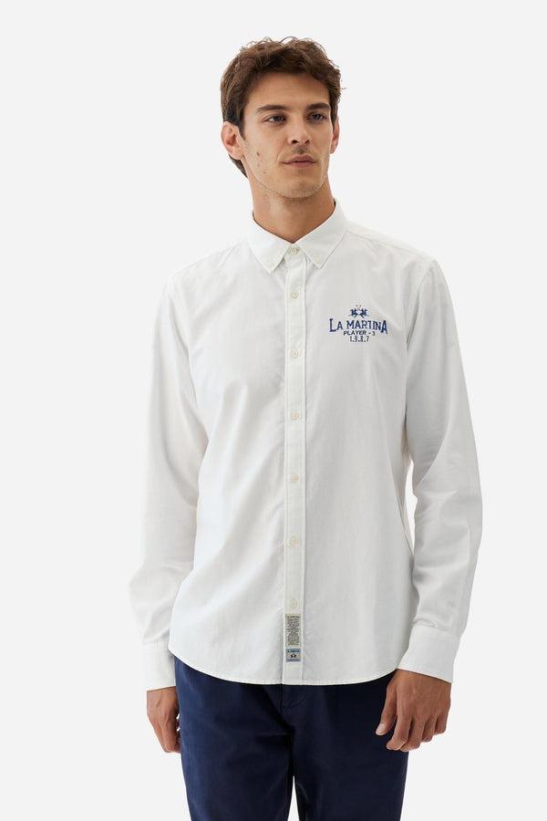 LA MARTINA MAN SHIRT L/S STRETCH OXFORD