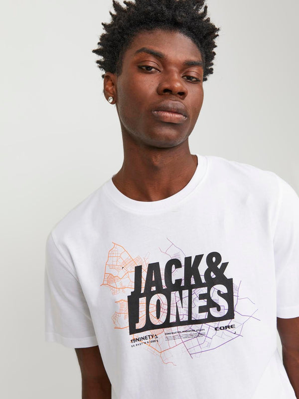 JACK AND JONES JCOMAP LOGO TEE SS CREW NECK SN