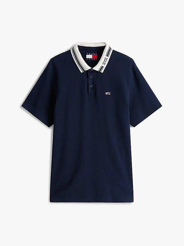TOMMY JEANS TJM TIPPED LOGO POLO